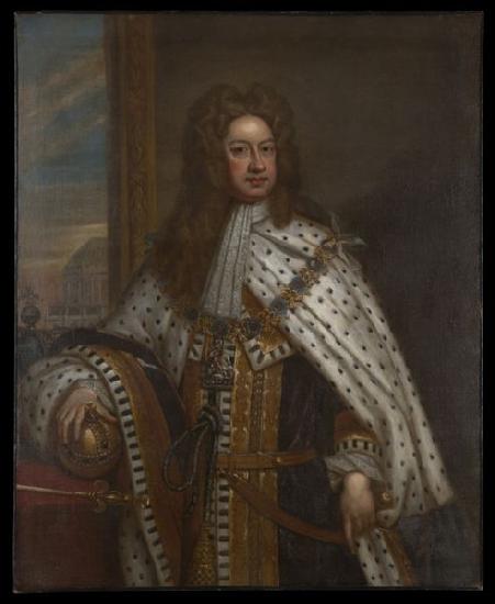 KNELLER, Sir Godfrey Portrait of King George I oil painting image